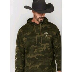 Howitzer Hoodie Green Camo Fleece We The People - Men's Size: Small PLUSH!
